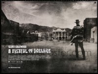 2f363 FISTFUL OF DOLLARS British quad R2018 Leone, different man with no name, Clint Eastwood!