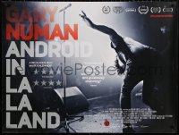 2f367 GARY NUMAN: ANDROID IN LA LA LAND British quad 2016 great image on stage taking a bow!