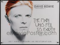 2f388 MAN WHO FELL TO EARTH British quad R2016 different image of alien David Bowie, Nicolas Roeg!