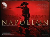 2f390 NAPOLEON British quad R2016 Albert Dieudonne as Napoleon Bonaparte, Abel Gance!