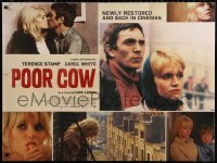 2f397 POOR COW DS British quad R2016 1st Ken Loach, Terence Stamp, sexy Carol White!