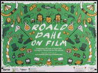2f399 ROALD DAHL ON FILM British quad 2016 cool completely different artwork, celebrating 100 years!