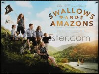 2f411 SWALLOWS & AMAZONS DS British quad 2016 some summers you treasure forever!