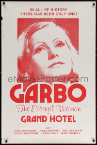 2f152 GRAND HOTEL Canadian 1sh R1971 great completely different close-up of eternal Greta Garbo!