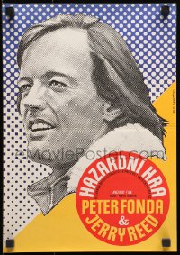 2f256 HIGH-BALLIN' Czech 11x16 1978 completely different profile art of Peter Fonda by Jaros!