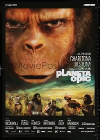 2f234 PLANET OF THE APES Czech 23x33 R2017 Charlton Heston, classic sci-fi, completely different images!