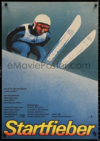 2f027 STARTFIEBER East German 23x32 1986 sports skiing melodrama starring Klaus Manchen!