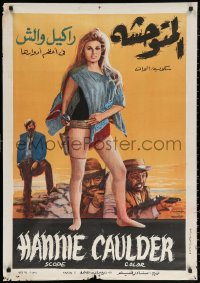 2f893 HANNIE CAULDER Egyptian poster 1972 completely different art of sexiest cowgirl Raquel Welch!