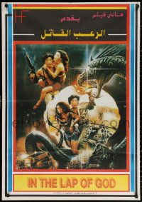 2f904 IN THE LAP OF GOD Egyptian poster 1991 completely different fantasy artwork by Enzo Sciotti!