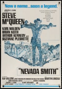 2f939 NEVADA SMITH Egyptian poster R1970s Steve McQueen will soon be a legend, montage artwork!