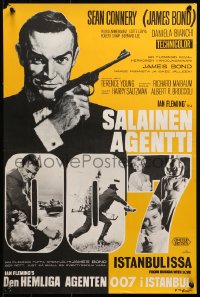2f205 FROM RUSSIA WITH LOVE Finnish 1964 Sean Connery is Ian Fleming's James Bond 007, ultra-rare!