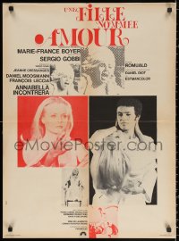 2f298 UNE FILLE NOMMEE AMOUR French 23x31 1969 Marie-France Boyer, Sergio Gobbi's A Girl Named Love!