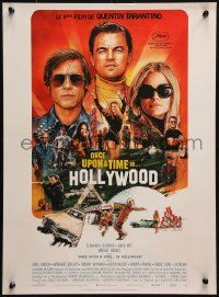 2f320 ONCE UPON A TIME IN HOLLYWOOD French 15x21 2019 Pitt, DiCaprio and Robbie by Chorney, Tarantino!