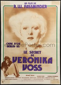2f327 VERONIKA VOSS French 16x22 1982 Rainer Werner Fassbinder, Rosel Zech in the title role!