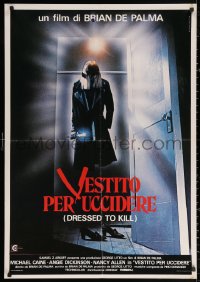2f684 DRESSED TO KILL Italian 1sh 1981 Brian De Palma, the latest fashion in murder, different art!