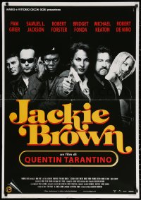 2f686 JACKIE BROWN Italian 1sh 1998 Quentin Tarantino, Pam Grier, Samuel L. Jackson, De Niro, Fonda
