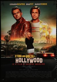2f688 ONCE UPON A TIME IN HOLLYWOOD Italian 1sh 2019 Pitt, DiCaprio and Robbie, Tarantino!