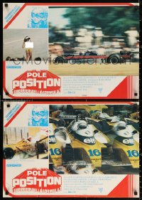 2f739 POLE POSITION group of 5 Italian 18x25x26 pbustas 1980 Grand Prix, F1 racing!