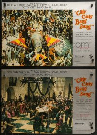 2f796 CHITTY CHITTY BANG BANG group of 9 Italian 18x26 pbustas 1969 Dick Van Dyke, Sally Ann Howes!