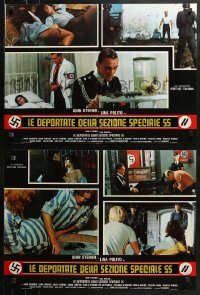 2f789 DEPORTED WOMEN OF THE SS SPECIAL SECTION 7 Italian 19x27 pbustas 1976 wild different images!