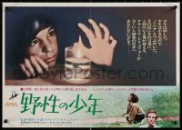 2f660 WILD CHILD Japanese 14x20 press sheet 1970 Francois Truffaut's classic L'Enfant Sauvage!
