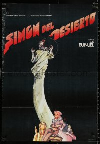2f125 SIMON DEL DESIERTO Spanish 1978 Luis Bunuel's Simon Del Desierto, Sylvia Pinal, different!