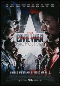2f136 CAPTAIN AMERICA: CIVIL WAR advance Swiss 2016 Marvel Comics, Chris Evans, Robert Downey Jr.!