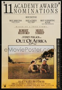 2f139 OUT OF AFRICA advance Swiss 1985 Robert Redford & Meryl Streep, directed by Sydney Pollack!