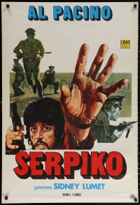 2f184 SERPICO Turkish 1974 Al Pacino on the streets, Sidney Lumet crime classic, different!