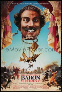 2g431 ADVENTURES OF BARON MUNCHAUSEN 1sh 1989 directed by Terry Gilliam, wacky balloon image!