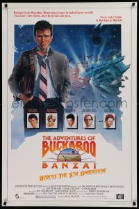 2g432 ADVENTURES OF BUCKAROO BANZAI 1sh 1984 Peter Weller science fiction thriller!