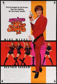 2g452 AUSTIN POWERS: THE SPY WHO SHAGGED ME 1sh 1999 Mike Myers, super sexy Heather Graham!