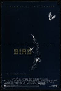 2g485 BIRD 1sh 1988 directed by Clint Eastwood, biography of jazz legend Charlie Parker!