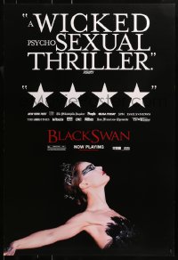 2g490 BLACK SWAN DS reviews 1sh 2010 wonderful image of ballet dancer Natalie Portman!