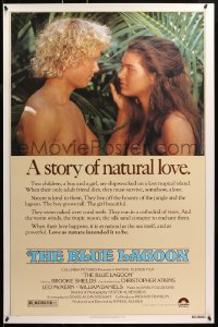 2g500 BLUE LAGOON 1sh 1980 sexy young Brooke Shields & Christopher Atkins!
