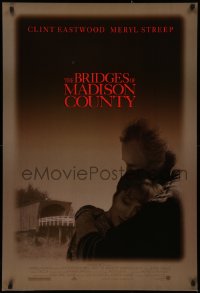 2g509 BRIDGES OF MADISON COUNTY 1sh 1995 Clint Eastwood directs & stars w/Meryl Streep!