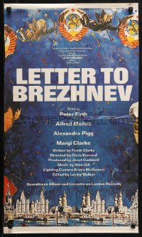 2g004 LETTER TO BREZHNEV HEAVILY TRIMMED British quad 1985 from Liverpool to Russia with love!
