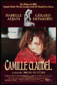 2g516 CAMILLE CLAUDEL 1sh 1989 sexy Isabelle Adjani & Gerard Depardieu as sculptor Rodin