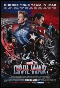 2g519 CAPTAIN AMERICA: CIVIL WAR IMAX recalled advance DS Thai 1sh 2016 Marvel, 'Chris Evens'!