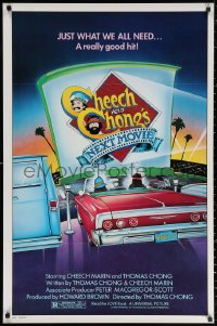 2g529 CHEECH & CHONG'S NEXT MOVIE 1sh 1980 see Cheech Marin & Tommy Chong do number 2!