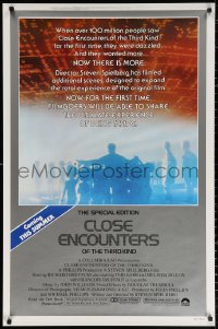2g537 CLOSE ENCOUNTERS OF THE THIRD KIND S.E. advance 1sh 1980 Steven Spielberg's classic, new scenes!