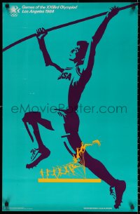 2g261 1984 SUMMER OLYMPICS Nevins/Sidjakov style 22x34 commercial poster 1984 XXIII Olympiad!
