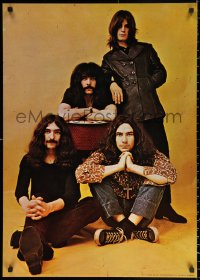 2g271 BLACK SABBATH 24x34 Danish commercial poster 1970s Butler, Tony Iommi, Bill Ward & Ozzy!