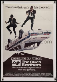 2g272 BLUES BROTHERS 26x38 commercial poster 2000s Belushi & Dan Aykroyd are on a mission from God!