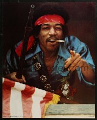 2g289 JIMI HENDRIX 21x27 commercial poster 1971 cool close up of the legendary guitarist!
