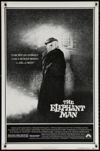 2g588 ELEPHANT MAN 1sh 1980 John Hurt is not an animal, Anthony Hopkins, directed by David Lynch!
