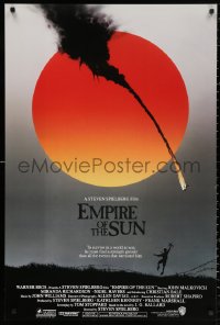2g590 EMPIRE OF THE SUN advance 1sh 1987 Stephen Spielberg, John Malkovich, first Christian Bale!