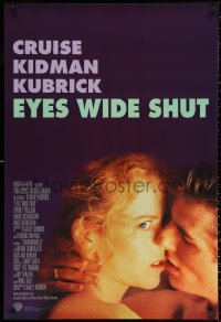 2g593 EYES WIDE SHUT 1sh 1999 Stanley Kubrick, romantic close-up of Tom Cruise & Nicole Kidman!