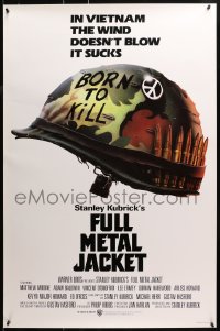 2g624 FULL METAL JACKET advance 1sh 1987 Stanley Kubrick Vietnam War movie, Philip Castle art!