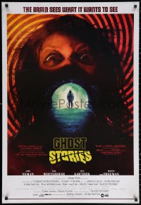 2g628 GHOST STORIES 1sh 2018 Jeremy Dyson & Andy Nyman, wild image with yellow title design!